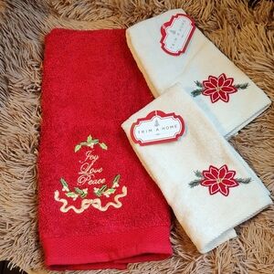Set of 3 Christmas Towels